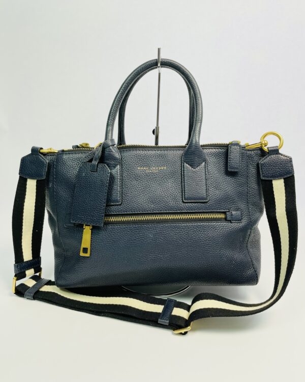 Bolsa grande couro azul amrinho MARC JACOBS - VENDIDO SIST OTO