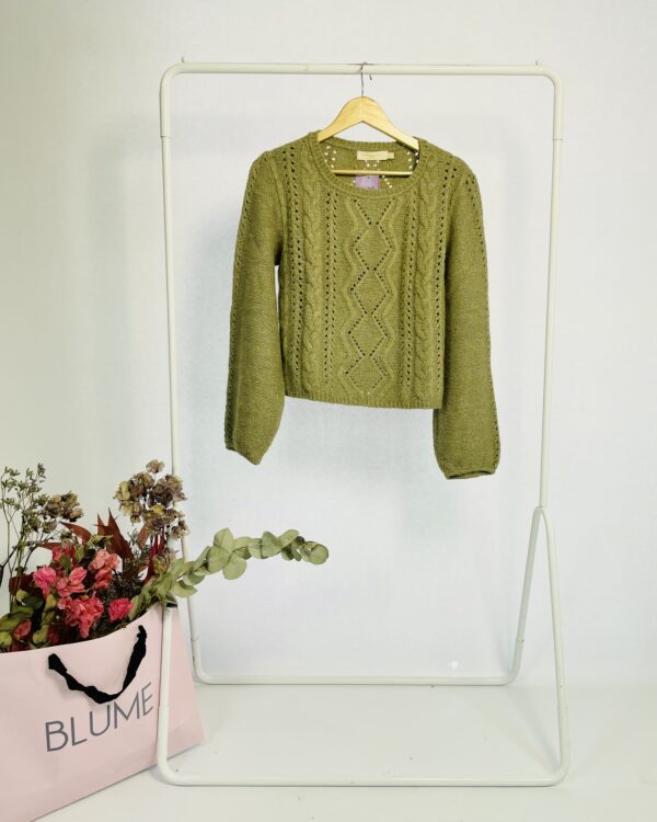 Blusa tricot cinza CRIS BARROS - M - VENDIDO SISTEMA OTO