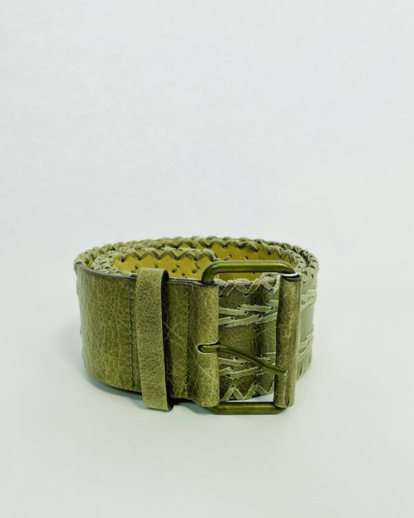 Cinto cinza com texturizada ATEEN - M - VENDIDO SISTEMA OTO