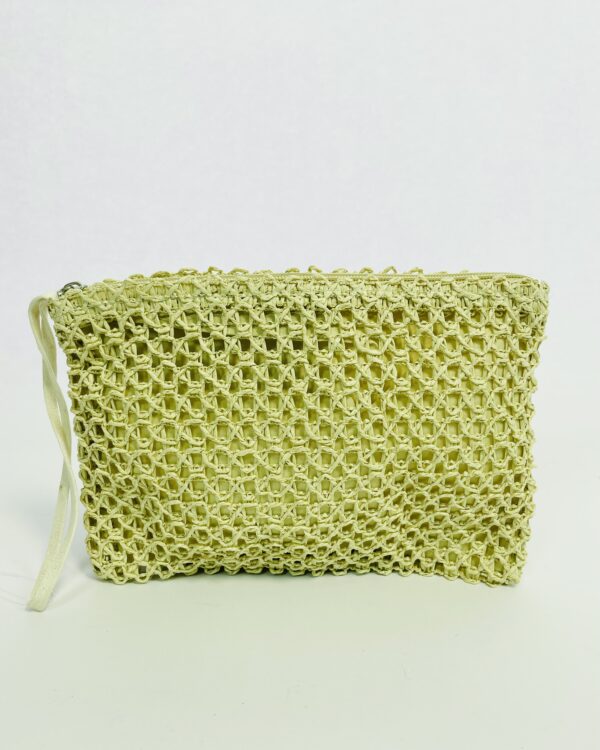 Necessaire palha bege MICMIC - VENDIDO SISTEMA OTO