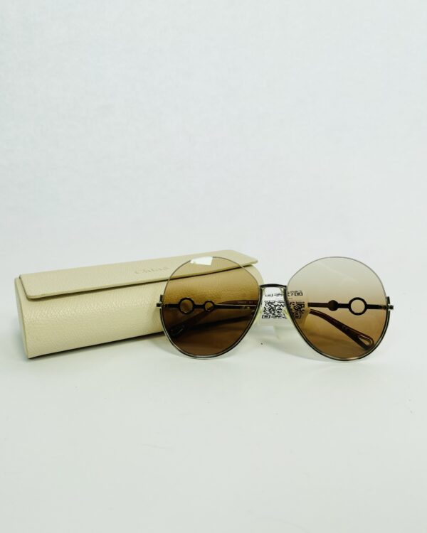 Óculos redondo marrom CHLOÉ