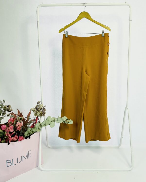 Calça terracota com botões na frente EGREY - 42 *nunca usada*