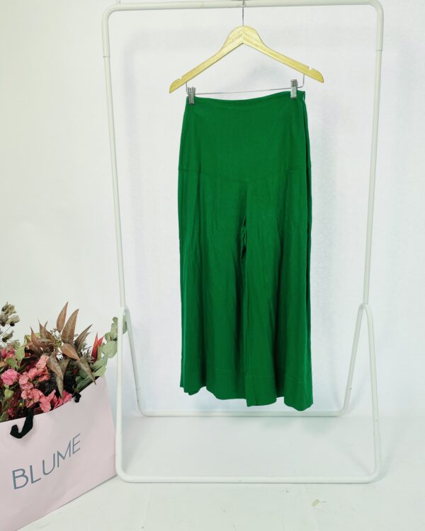 Calça linho verde PURA - P - VENDIDO SISTEMA OTO