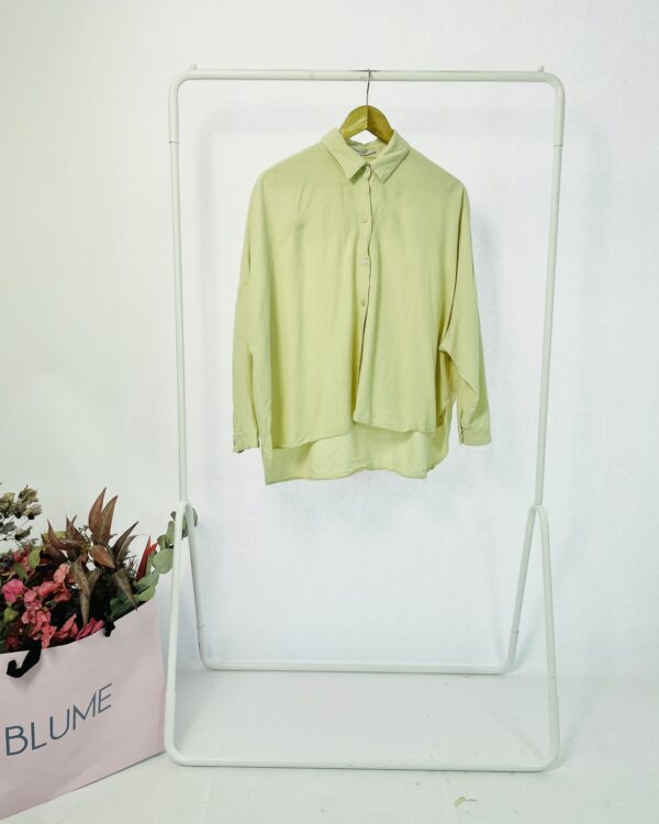 Camisa bege oversized DRESS TO - M - VENDIDO SISTEMA OTO