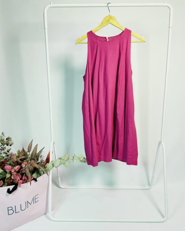 Vestido curto fúcsia HERING - G - VENDIDO SIST OTO