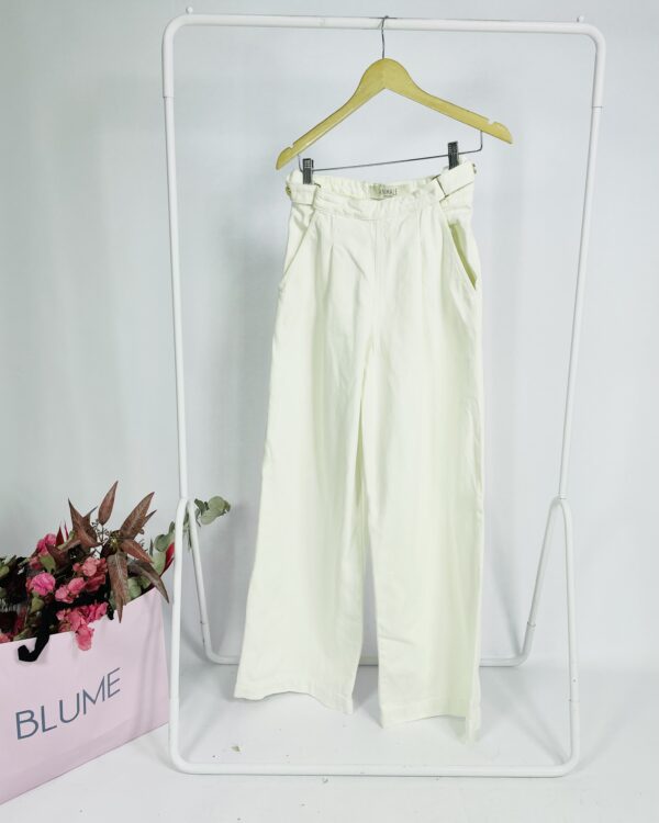 Calça jeans off white com detalhe dourado ANIMALE - 36 - VENDIDO SISTEMA OTO