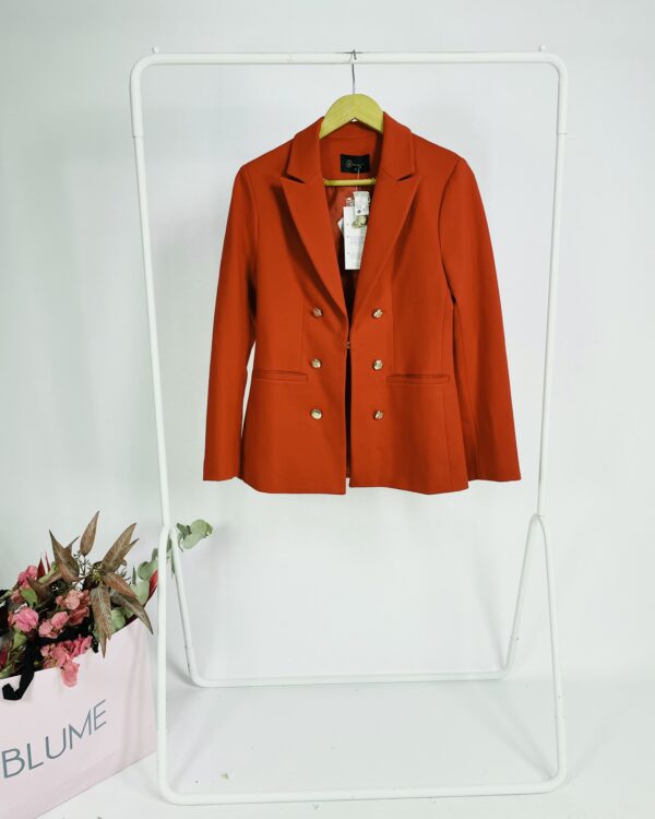 Blazer vermelho botões dourados A COLLECTION - 40 *nunca usado* - VENDIDO SISTEMA OTO