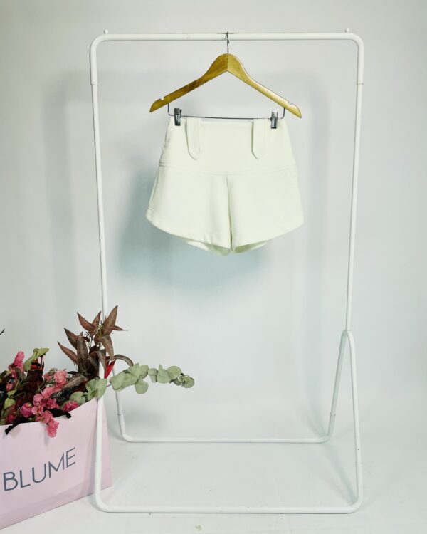 Short branco texturizado ANIMALE - P