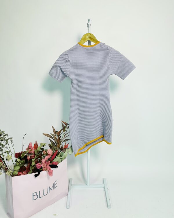 Vestido roxo texturizada laranja GINGER - M