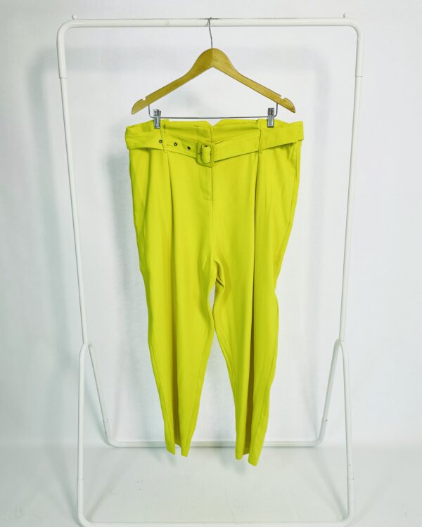 Calça amarela com cinto SHOULDER - 48