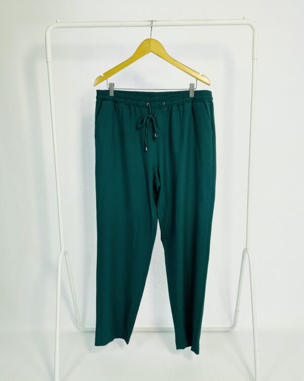 calça verde elástico no cós HECKEL VERRI - 46