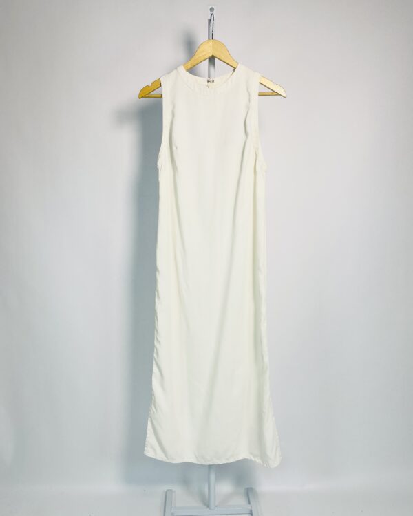 Vestido off white sem manga PAULA CAHEN D'ANVERS - P - VENDIDO SISTEMA OTO