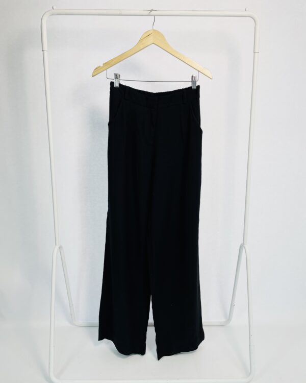 Calça pantalona alfaitaria preta NA.LOO - M - VENDIDO SISTEMA OTO