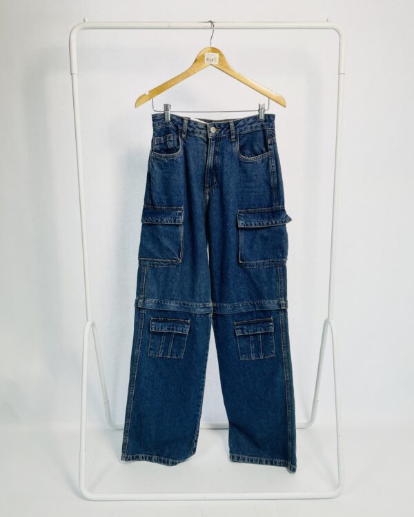 Calça cargo jeans LE BLOG - 36 *nunca usado* - VENDIDO SISTEMA OTO