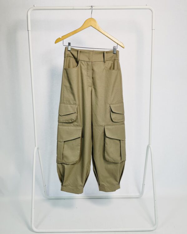 Calça marrom bolsos cargo MIXED - 34 - VENDIDO SISTEMA OTO