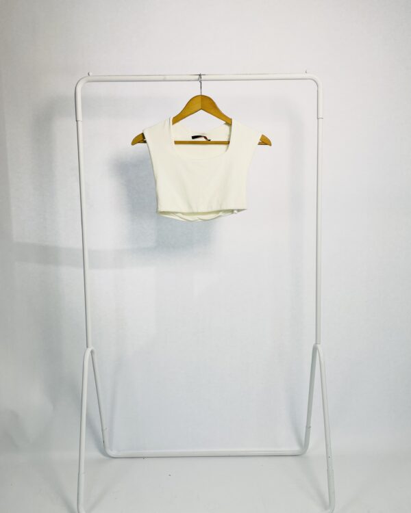 Blusa cropped branco ANIMALE - P