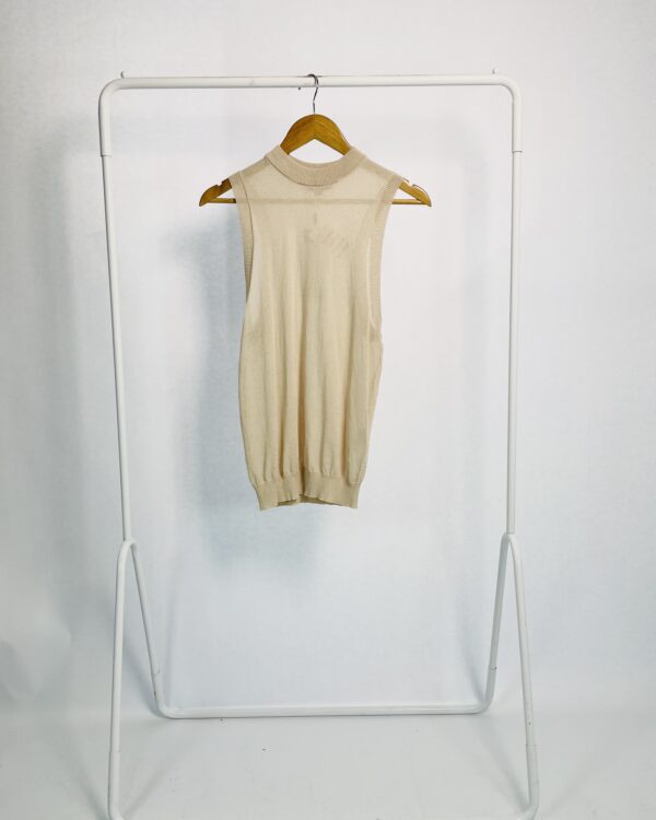 Regata tricot bege ANIMALE - M *nunca usada* - VENDIDO SISTEMA OTO