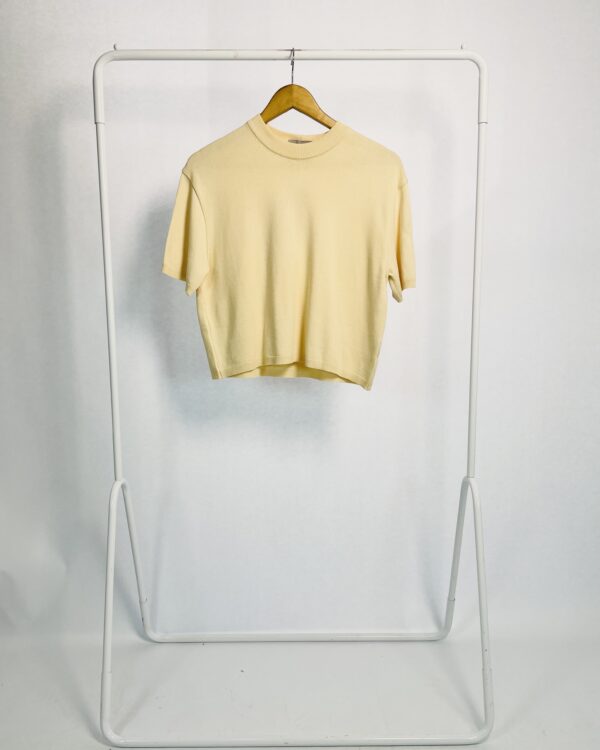Blusa tricot bege KARINA STERENBERG - 38 - VENDIDO SISTEMA OTO
