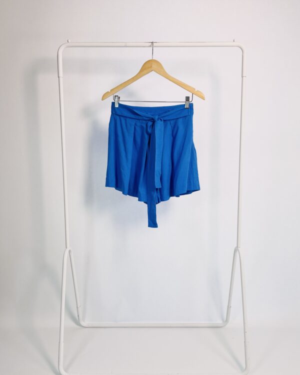 Short azul com amarração AGILITÁ - 36