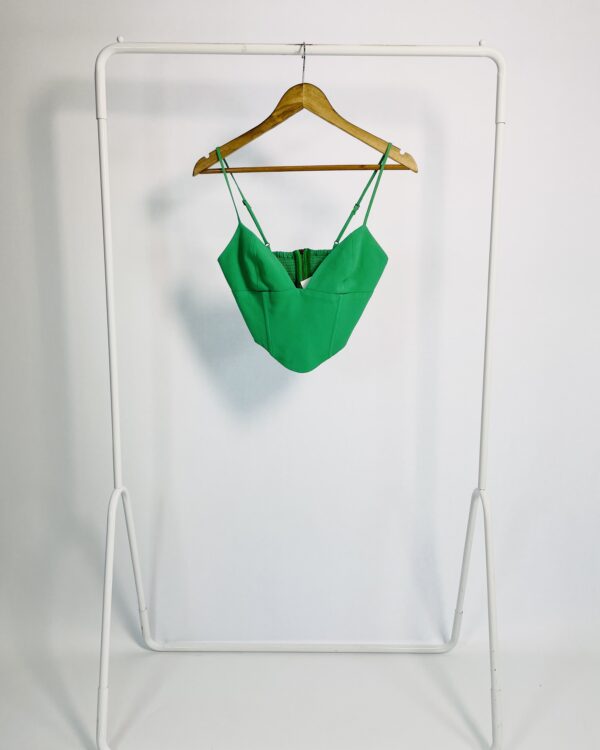 Cropped verde alças finas NV - PP