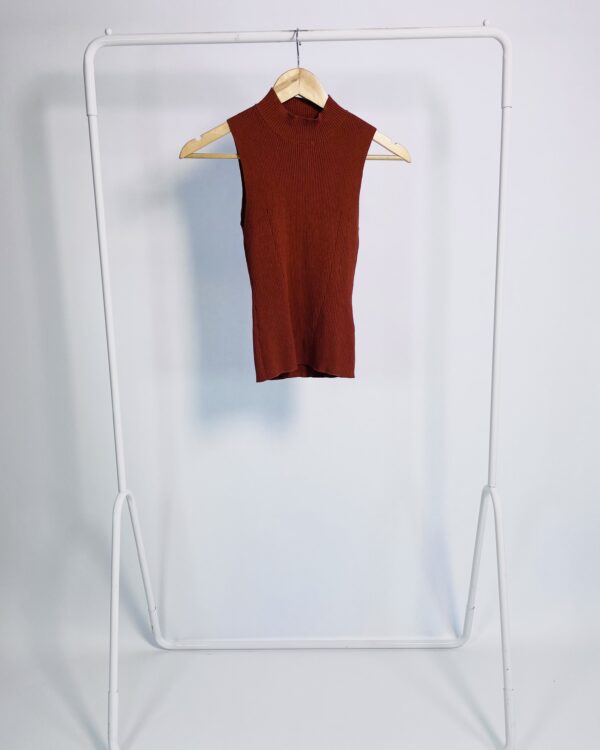 Regata tricot terracota H&M - P - VENDIDO SISTEMA OTO