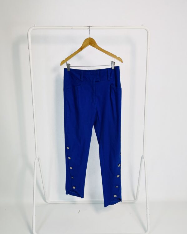 Calça azul com botões TIDSY - 38