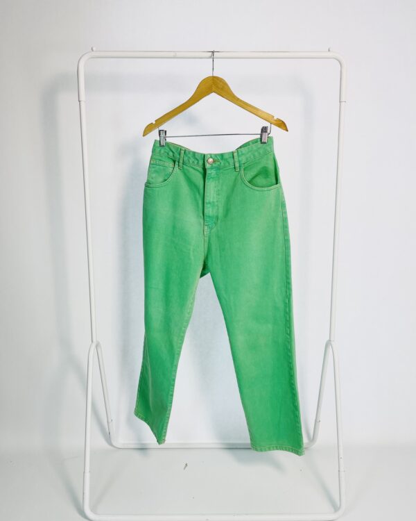 Calça jeans verde NV - 42 - VENDIDO SISTEMA OTO
