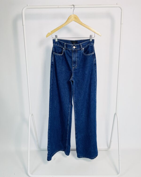 Calça jeans pespontos branco ROSA CHÁ - 34 - VENDIDO SISTEMA OTO