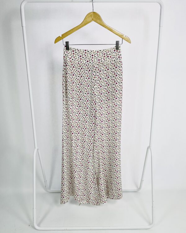 Calça branca seda estampa estrela MIXED - 34 - VENDIDO SISTEMA OTO