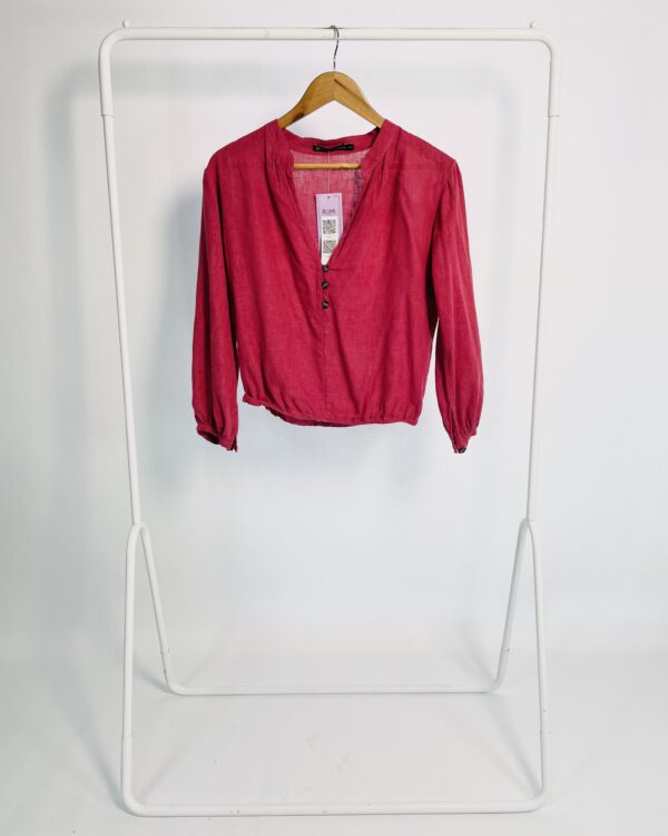 Blusa roxa linho VIX - P