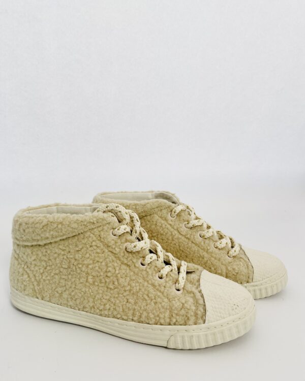 Tênis bege pelinhos BAMBA - 38