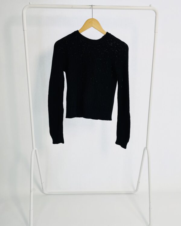 Blusa preta tricot ZARA - M
