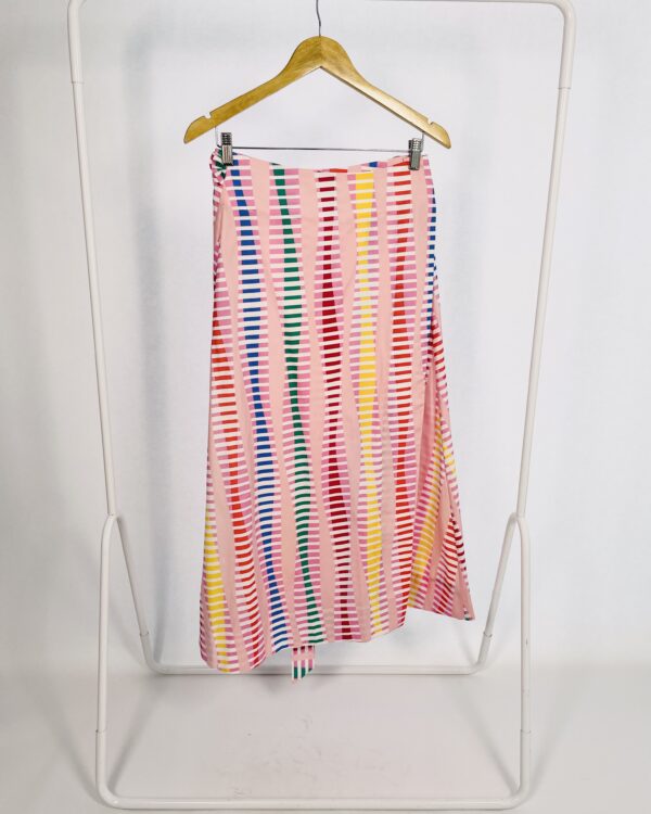 Saia envelope listra ondas rosa GUDE - P *nunca usada* -VENDIDO SISTEMA OTO