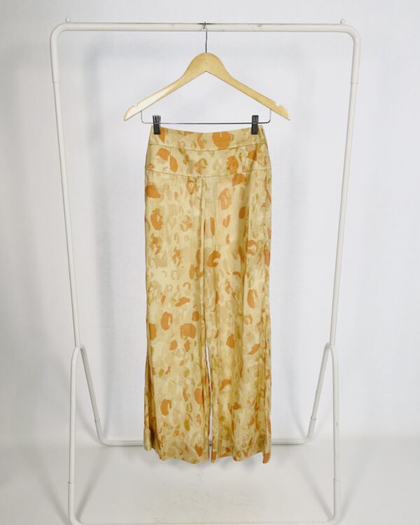 Calça amarela e laranja estampada ANIMALE - 34