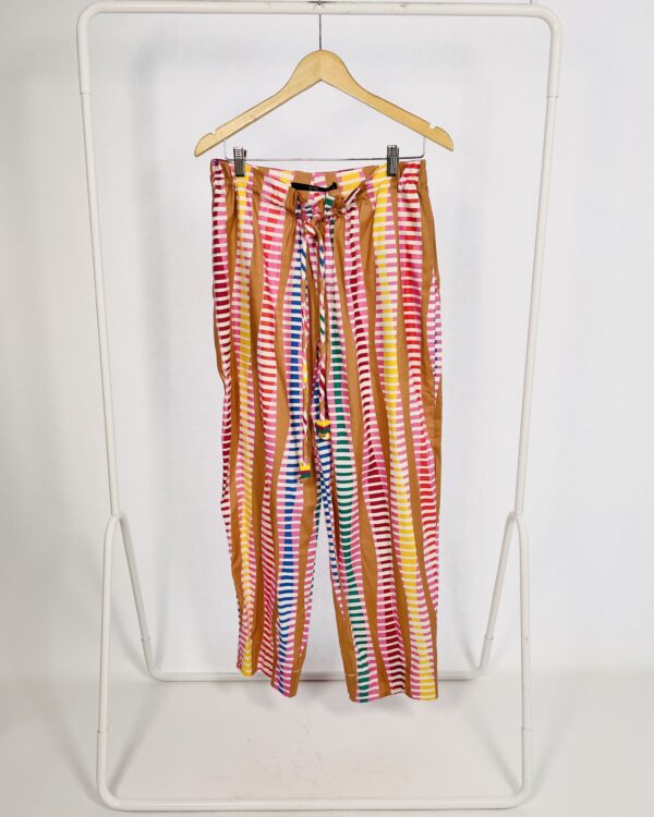 Calça clochard listra ondas dunas GUDE - M *nunca usada*