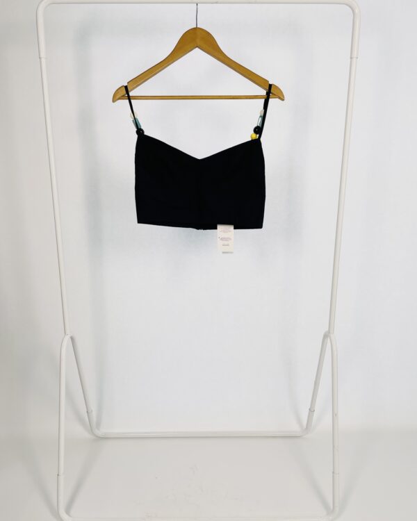 Top alças resinas preto GUDE - P *nunca usado*