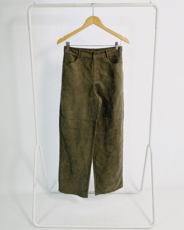 Calça cinza camurça ZARA - P *nunca usado*