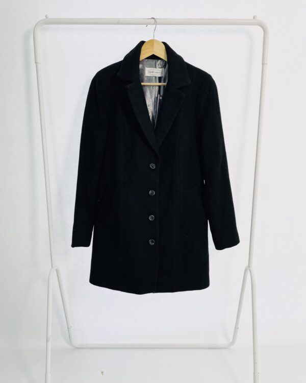 Blazer preto lã batida INFINI - 38