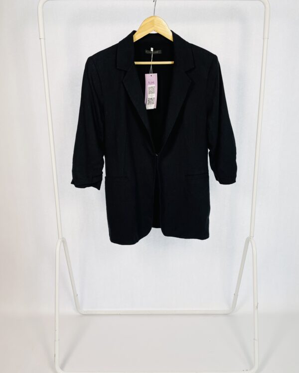 Blazer Manga 3/4 preto MYPLACE- G