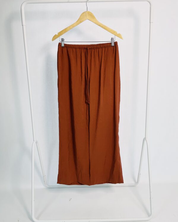 Calça terracota ajuste na cintura ZARA - PP - VENDIDO SISTEMA OTO