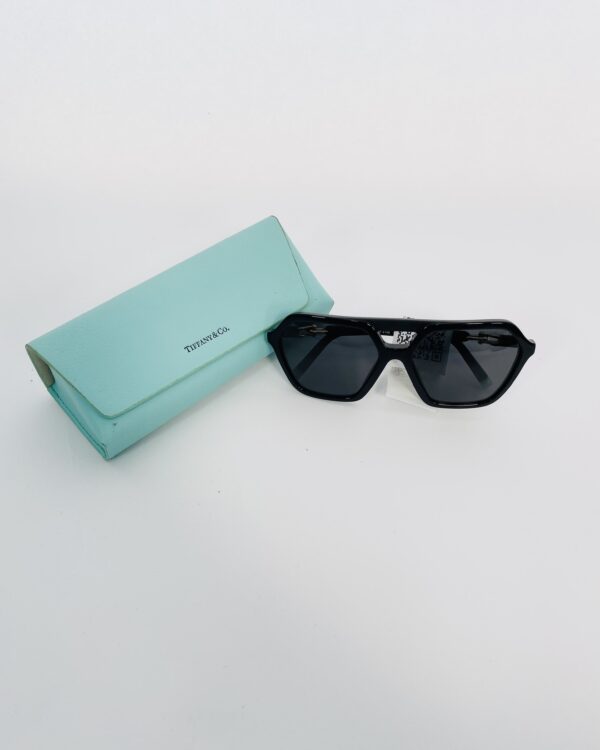 Óculos preto geométrico TIFFANY