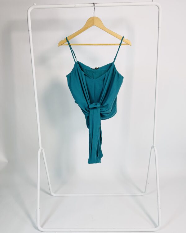 Blusa verde com amarração VIX - M *nunca usado*