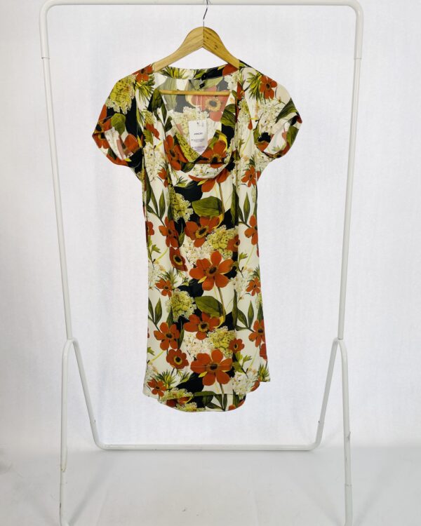 Vestido Estampado Flores Vermelhas LENNY - P