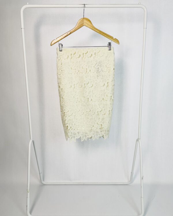 Saia Bordado Off White - ANN TAYLOR - PP