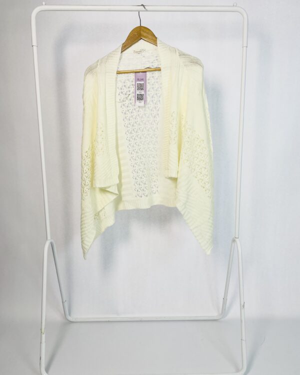 Casaco Off White com Renda MARIA FILÓ - P