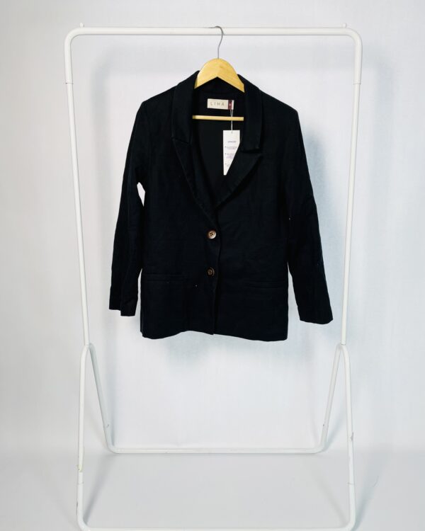 Blazer Preto Ombreira LIHÁ - M