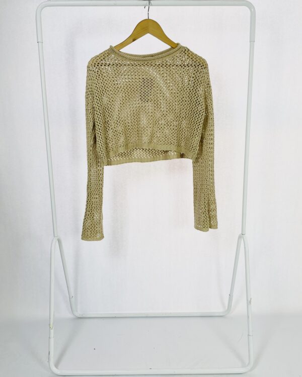 Cropped Croche Bege GARAGE - G