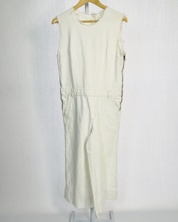 Macacão pantacourt sarja off white SACADA - 36