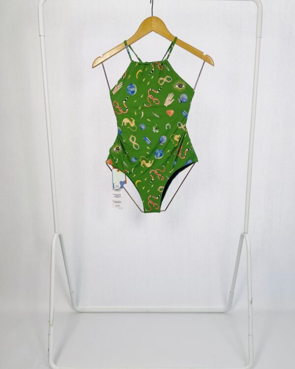 Maio Verde Amuletos EMI Beachwear - M ( Nunca usado)