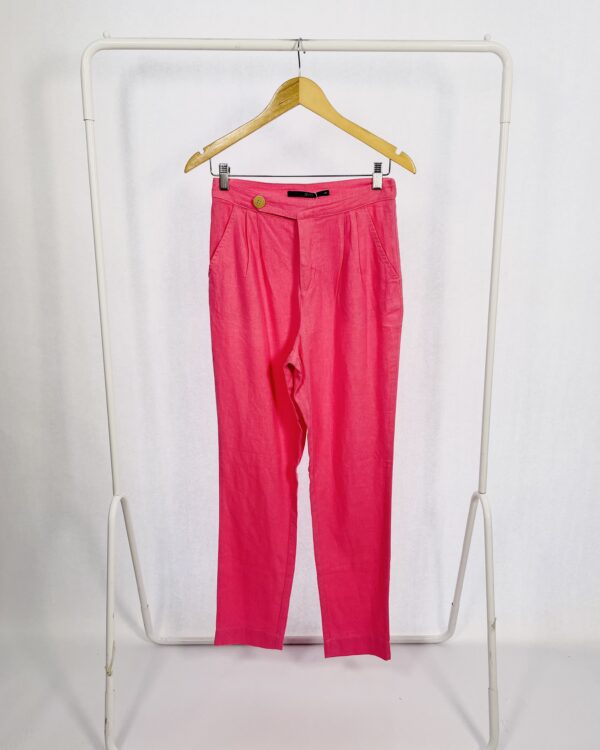 Calça linho rosa EVA - 36